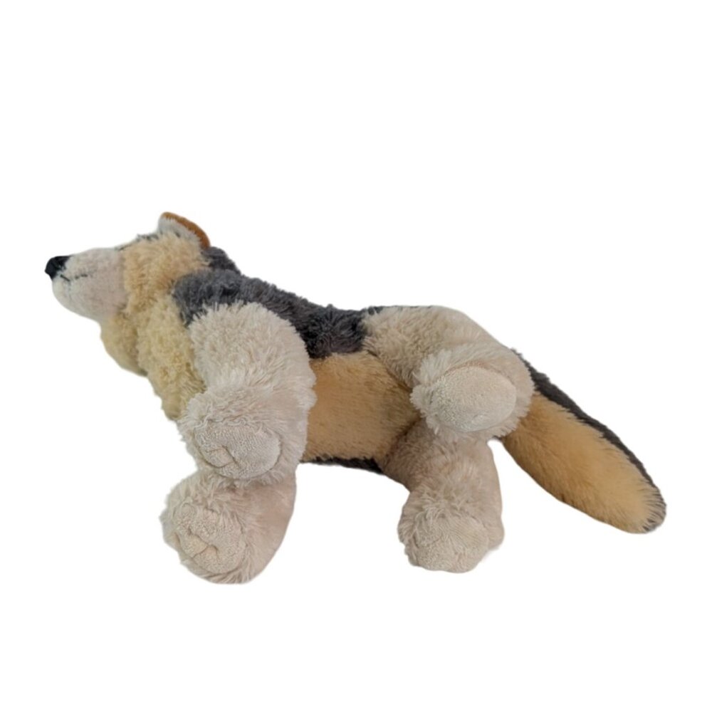 Aurora Timber Wolf Plush 12" Long Stuffed‎ Animal Toy Gray Cream Standing 2017 - Picture 4 of 8